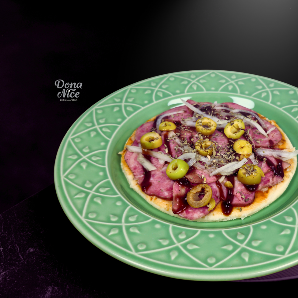 pizza brotinho calabresa ao barbecue